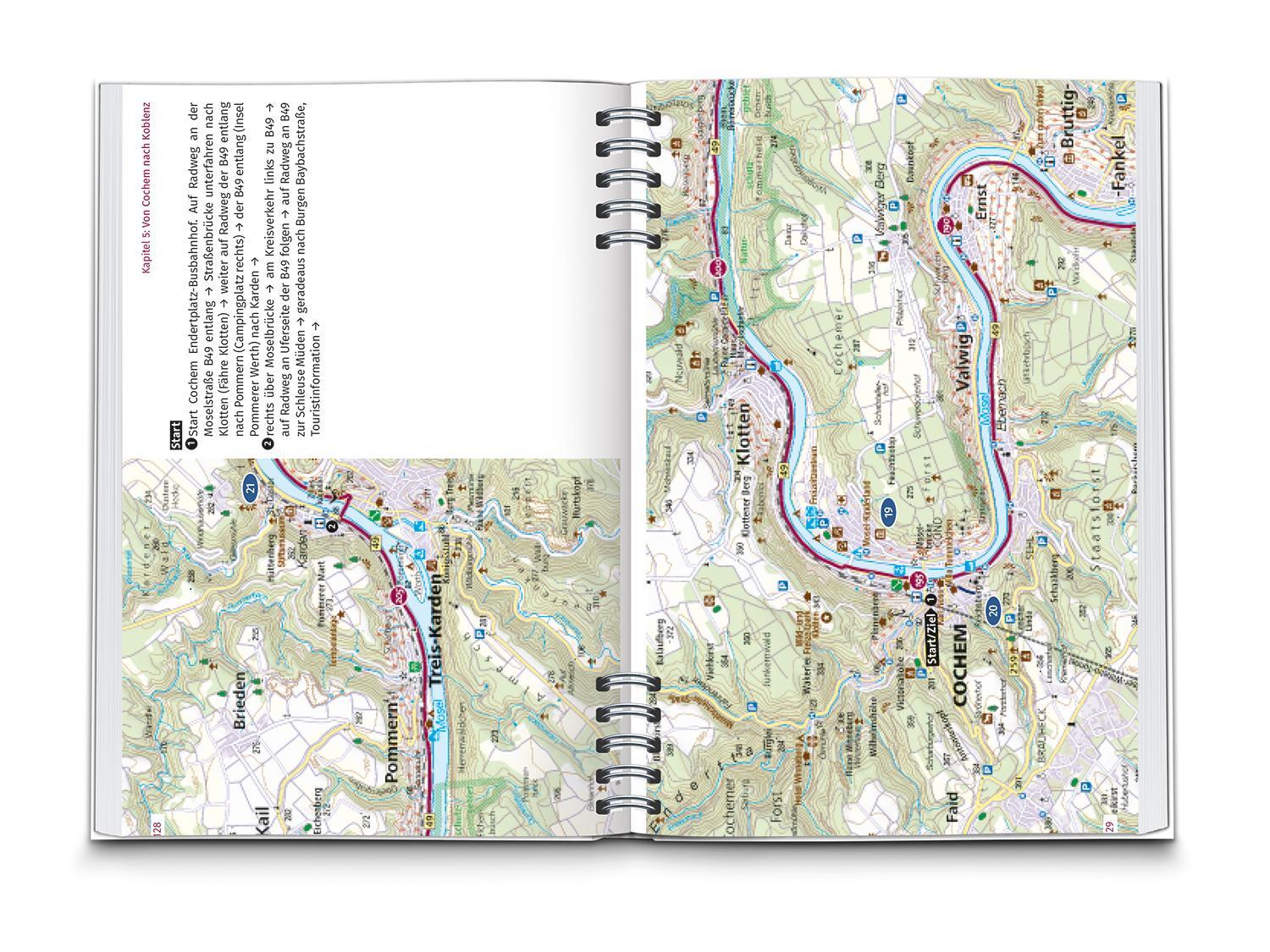 Bild: 9783991216056 | KOMPASS Radreiseführer Moselradweg | Taschenbuch | Spiralbindung