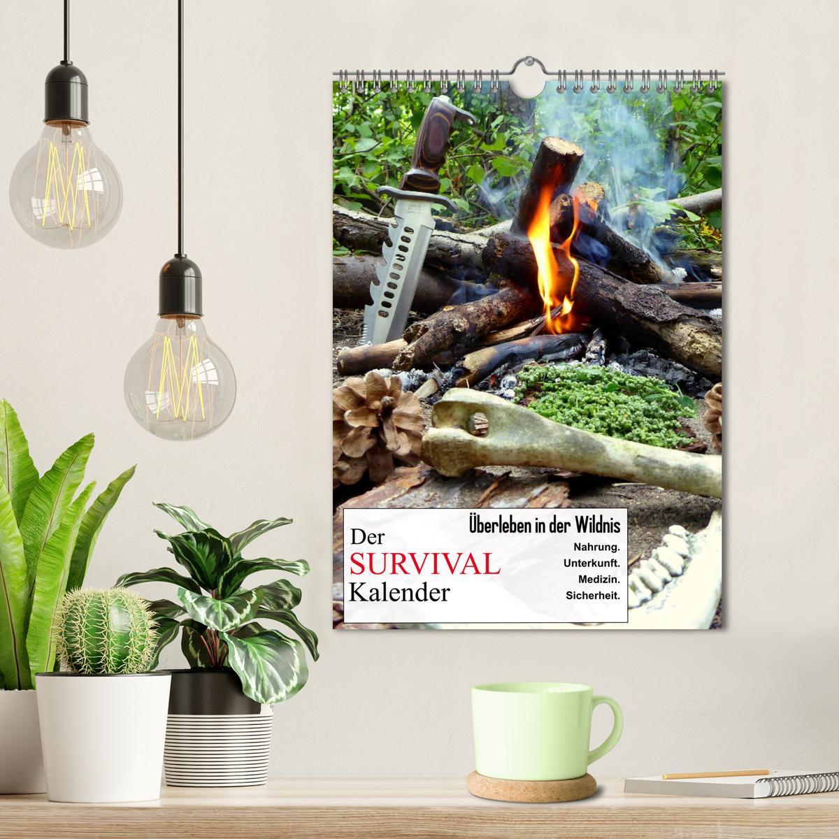 Bild: 9783435974191 | Der Survival-Kalender (Wandkalender 2025 DIN A4 hoch), CALVENDO...