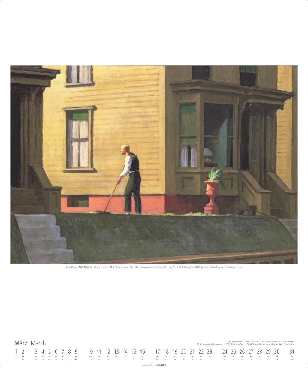 Bild: 9783839900154 | Edward Hopper Kalender 2025 | Kalender | Spiralbindung | 14 S. | 2025