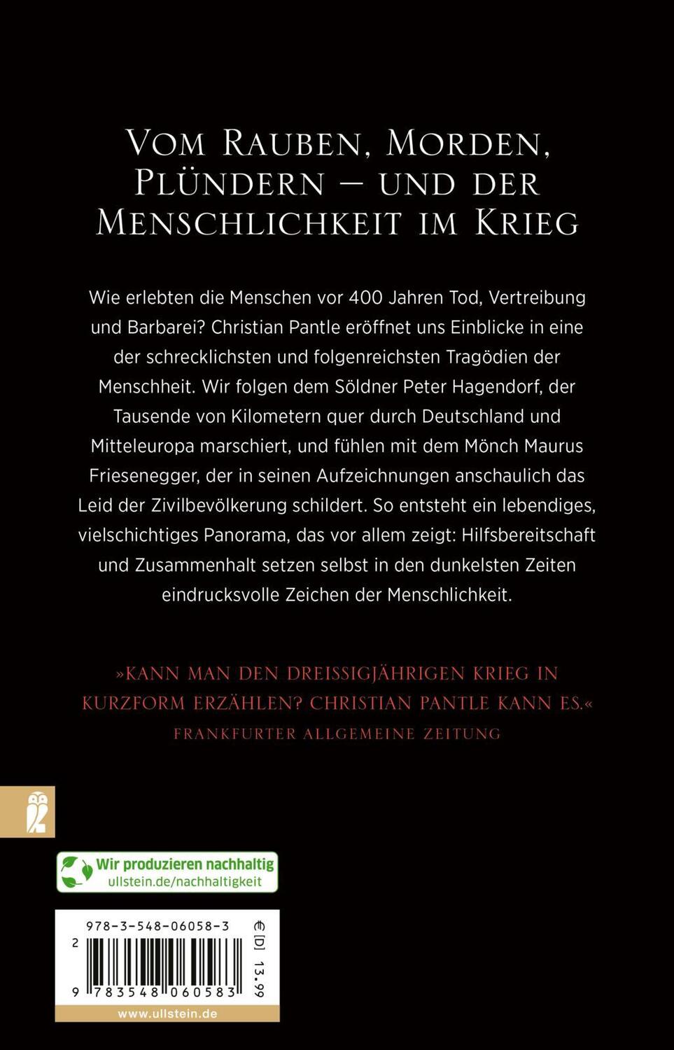 Rückseite: 9783548060583 | Der Dreißigjährige Krieg | Als Deutschland in Flammen stand | Pantle