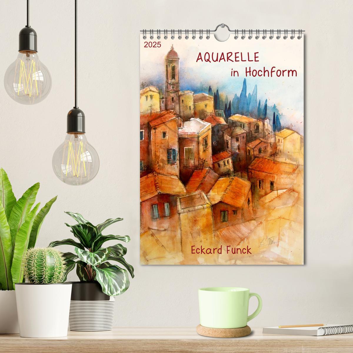 Bild: 9783435983575 | Aquarelle in Hochform (Wandkalender 2025 DIN A4 hoch), CALVENDO...