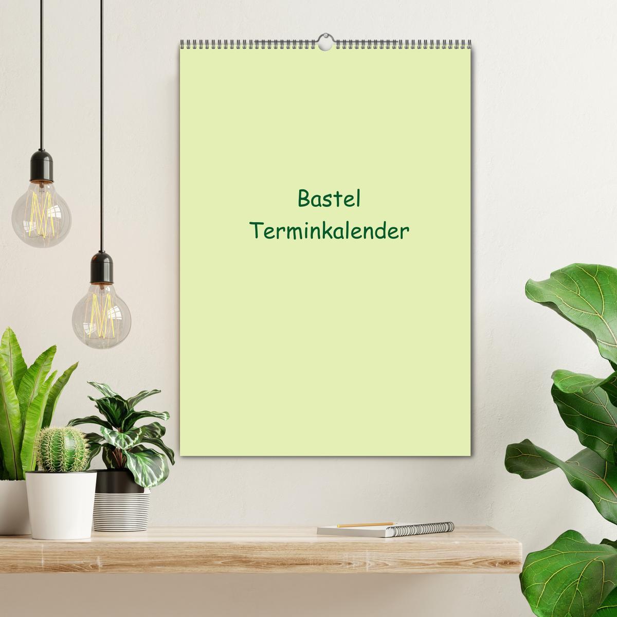 Bild: 9783457080122 | Bastel Terminkalender (Wandkalender 2025 DIN A2 hoch), CALVENDO...