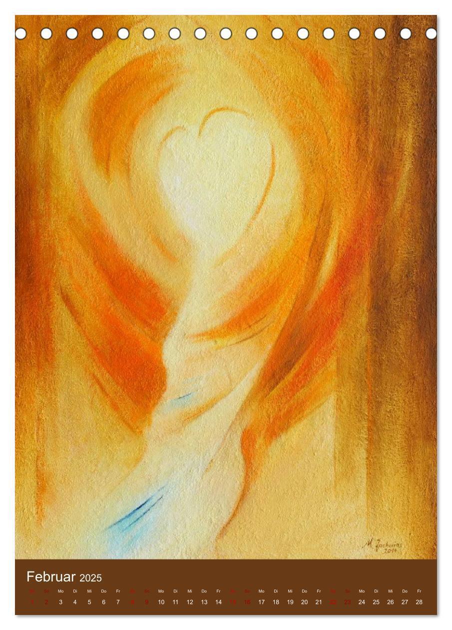 Bild: 9783435956791 | Spirituelle Kunst 2025 (Tischkalender 2025 DIN A5 hoch), CALVENDO...