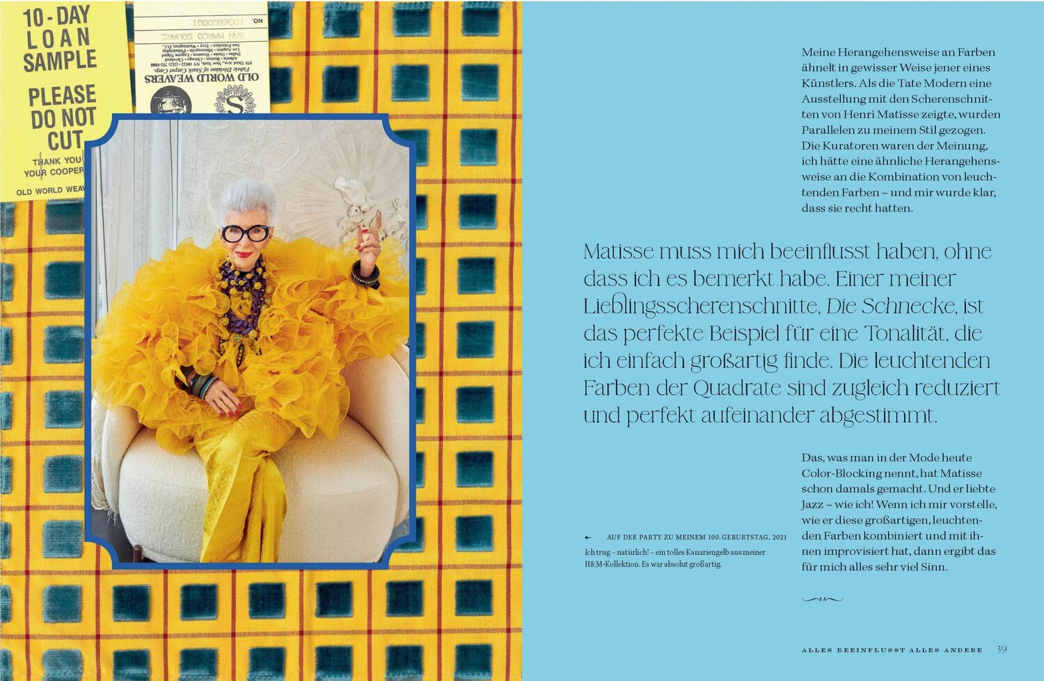 Bild: 9783791393018 | Colorful - Iris Apfel | Iris Apfel | Buch | 288 S. | Deutsch | 2024