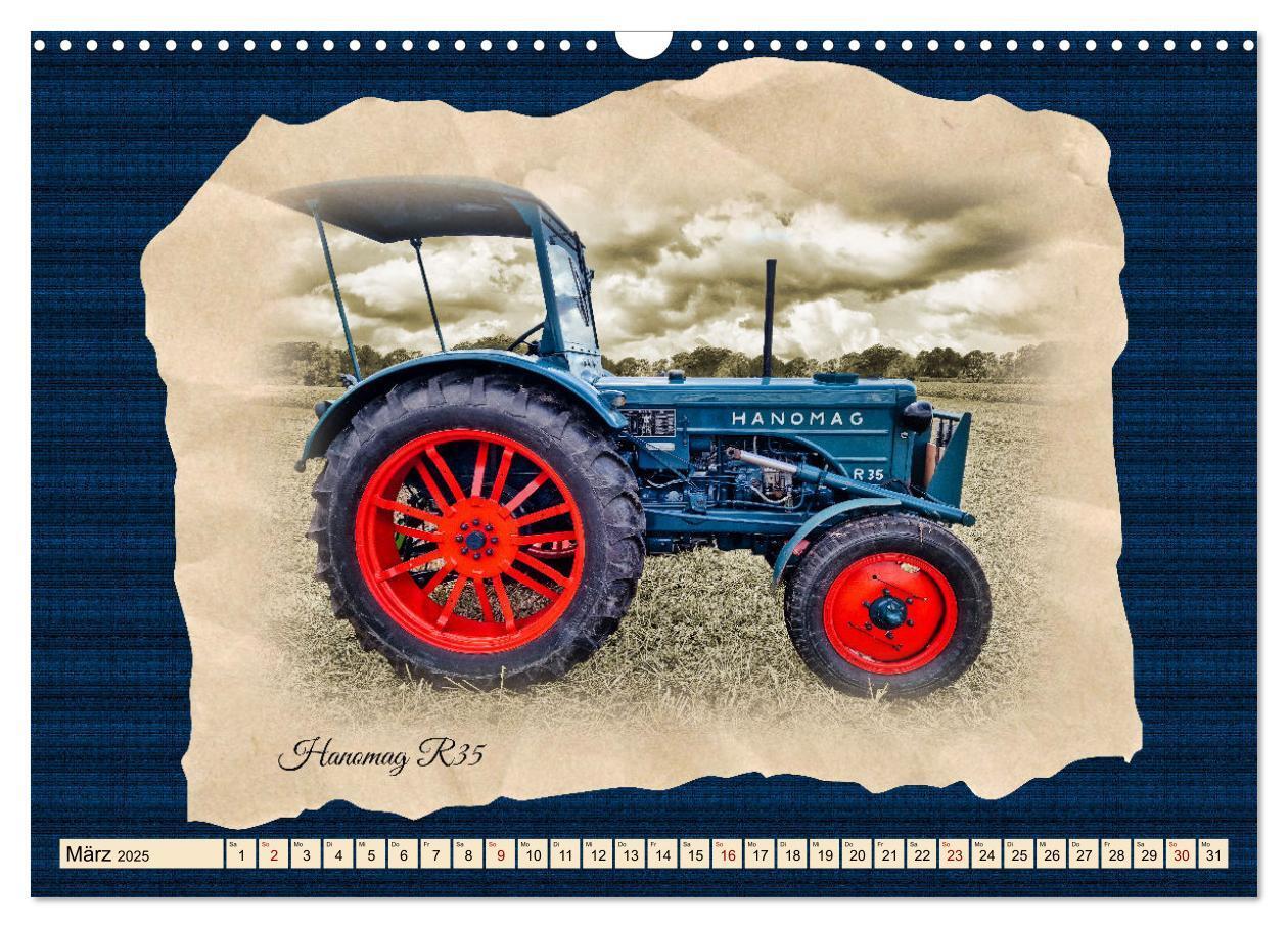 Bild: 9783383863028 | Hanomag Schlepper (Wandkalender 2025 DIN A3 quer), CALVENDO...