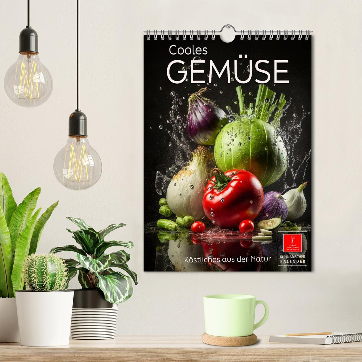 Bild: 9783435880423 | Cooles Gemüse (Wandkalender 2025 DIN A4 hoch), CALVENDO Monatskalender