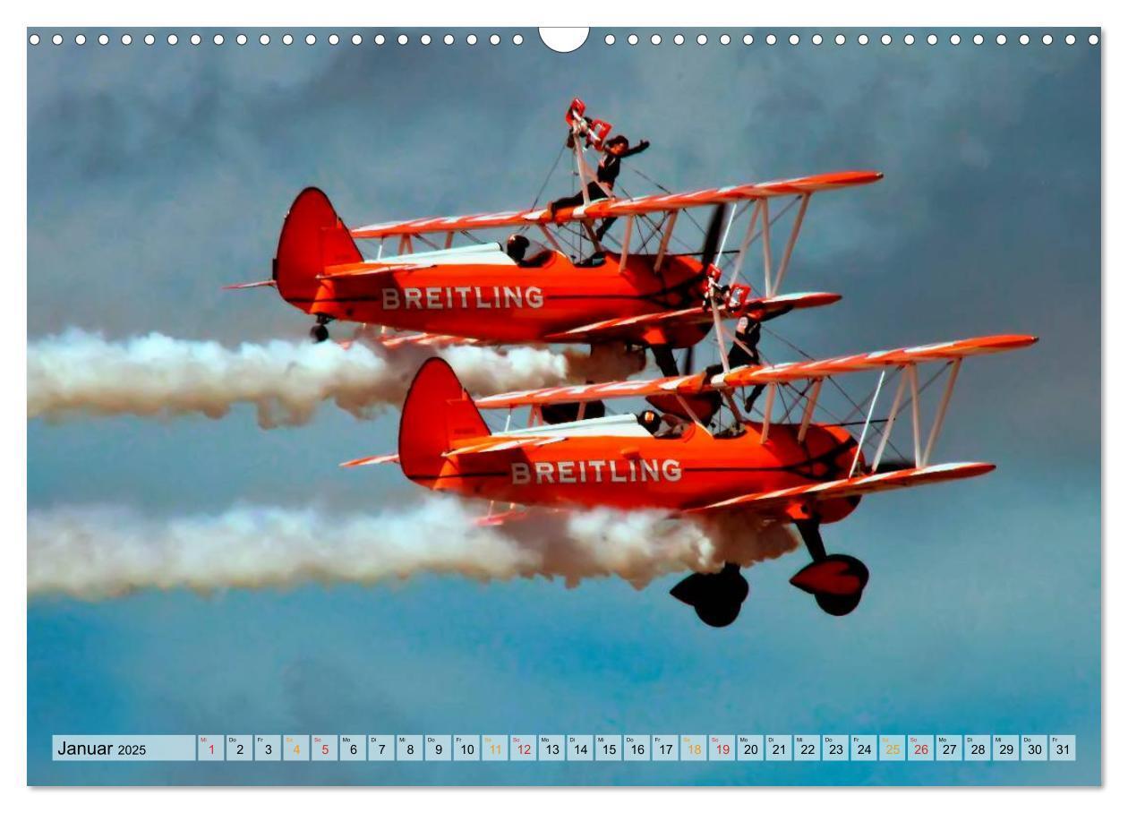 Bild: 9783435596126 | Flugschau - frei sein (Wandkalender 2025 DIN A3 quer), CALVENDO...