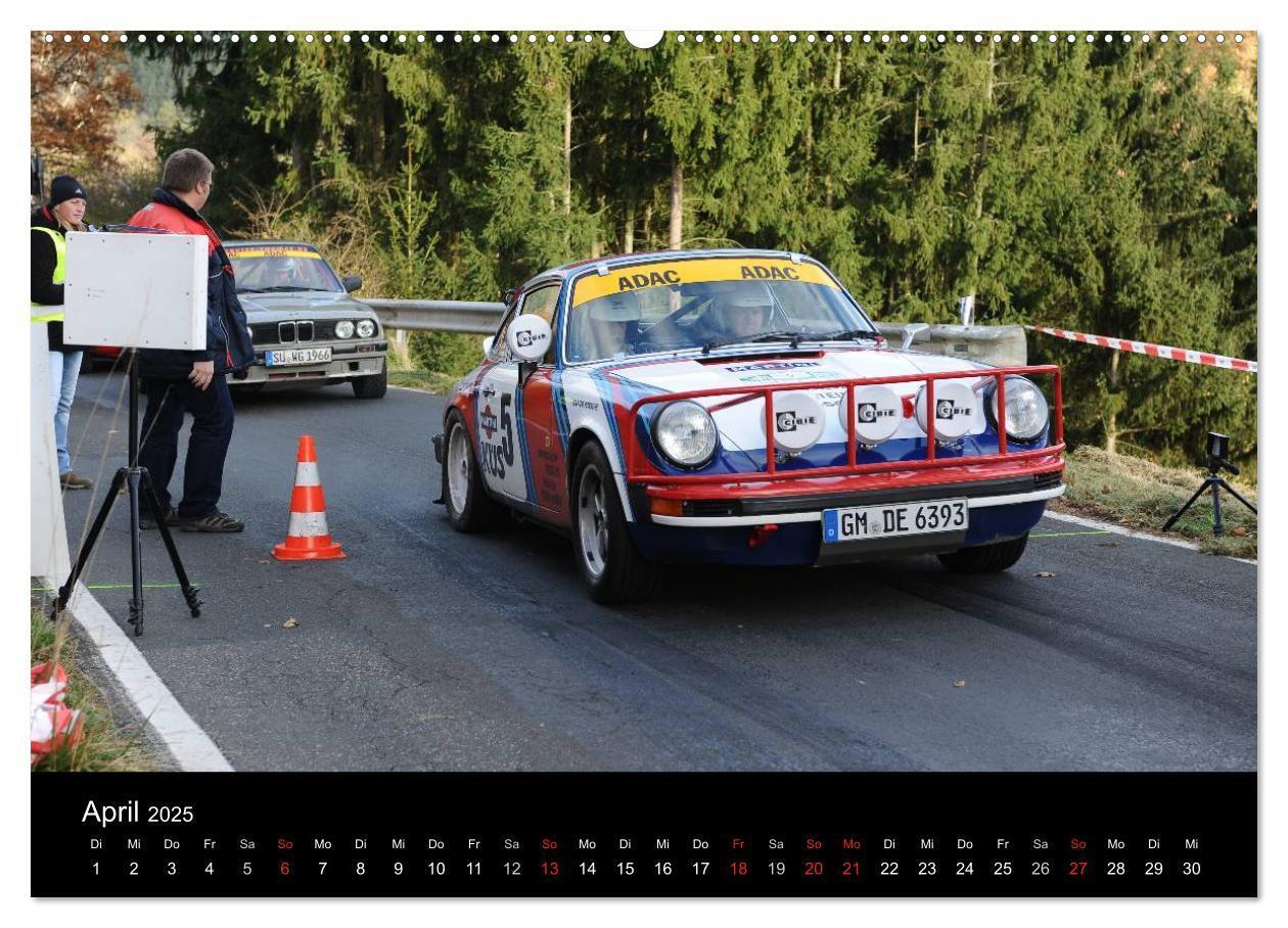 Bild: 9783435631032 | Bergrennen und Rallye im Porsche (Wandkalender 2025 DIN A2 quer),...