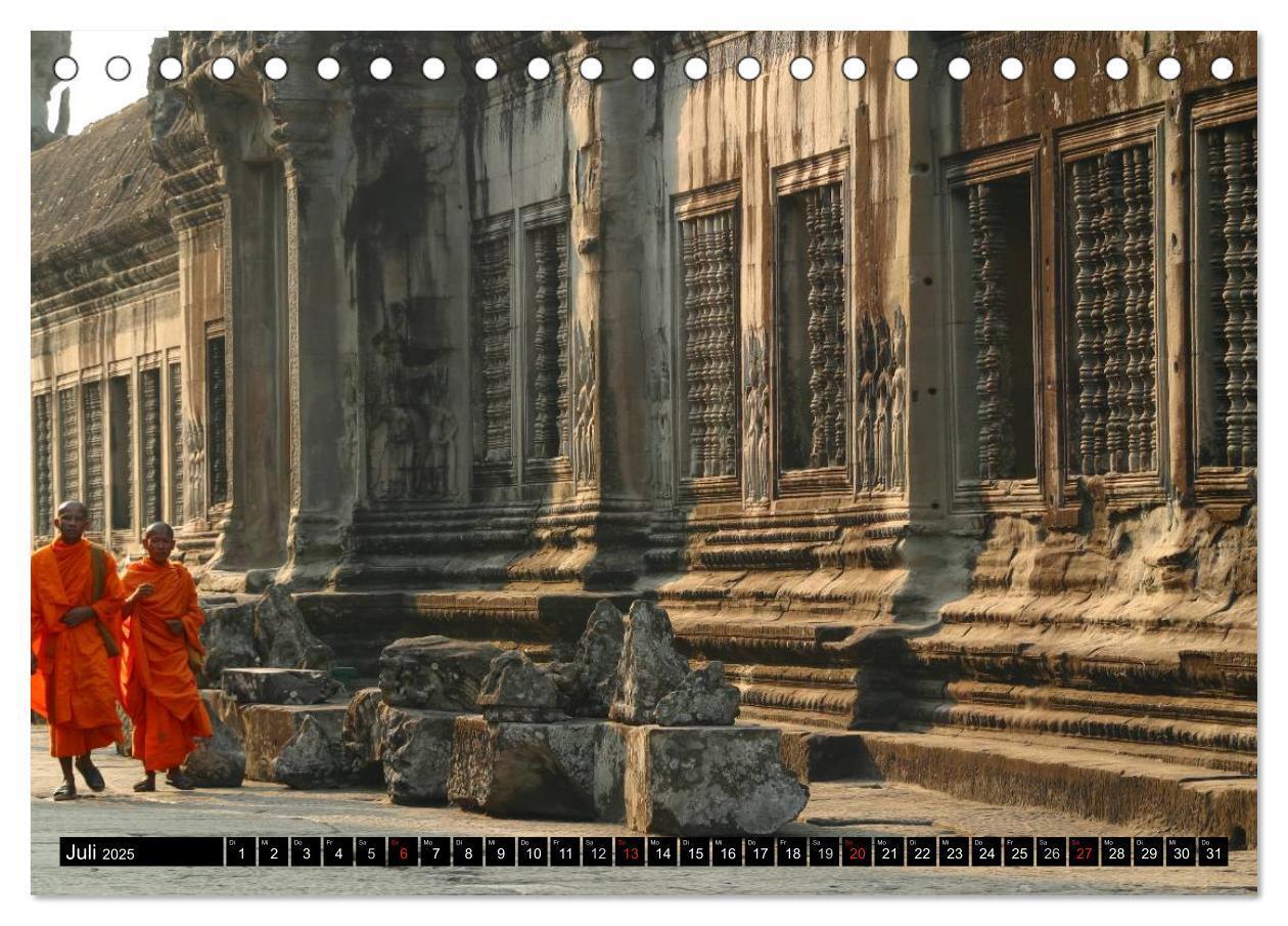 Bild: 9783435616701 | Kambodscha - Angkor Wat (Tischkalender 2025 DIN A5 quer), CALVENDO...