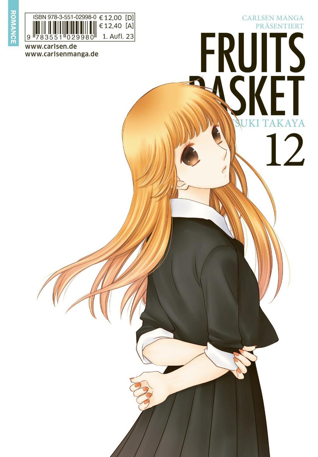 Rückseite: 9783551029980 | Fruits Basket Pearls 12 | Natsuki Takaya | Taschenbuch | 344 S. | 2023