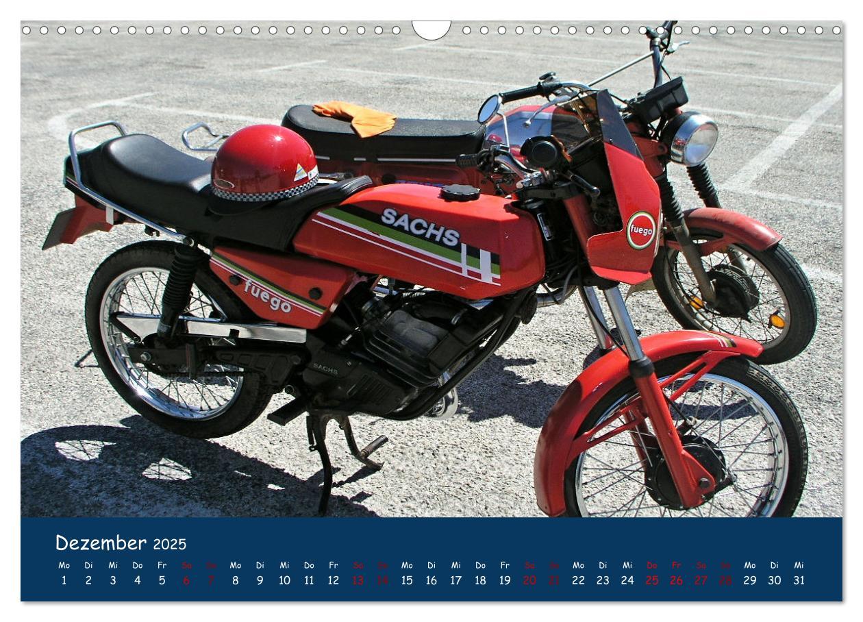 Bild: 9783435010745 | Vintage Mopeds (Wandkalender 2025 DIN A3 quer), CALVENDO...