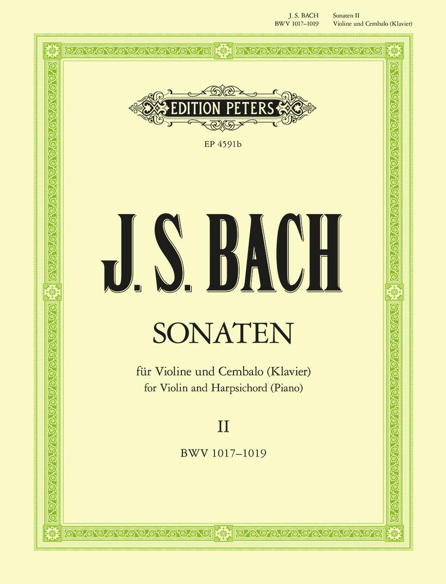 Cover: 9790014029951 | Sonatas for Violin and Harpsichord (Piano) | Bwv 1017-1019 | Bach