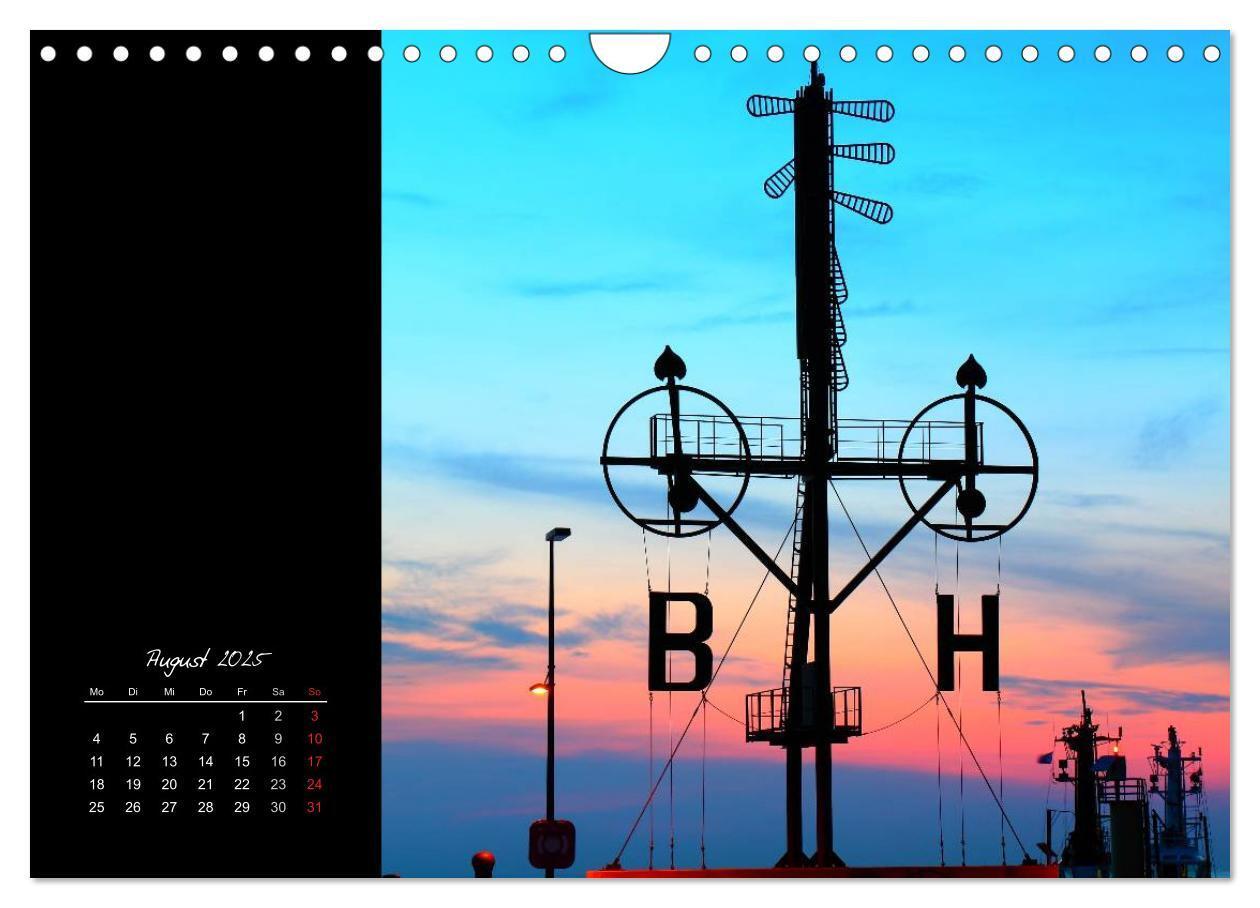 Bild: 9783435831159 | Bremerhaven Nights (Wandkalender 2025 DIN A4 quer), CALVENDO...