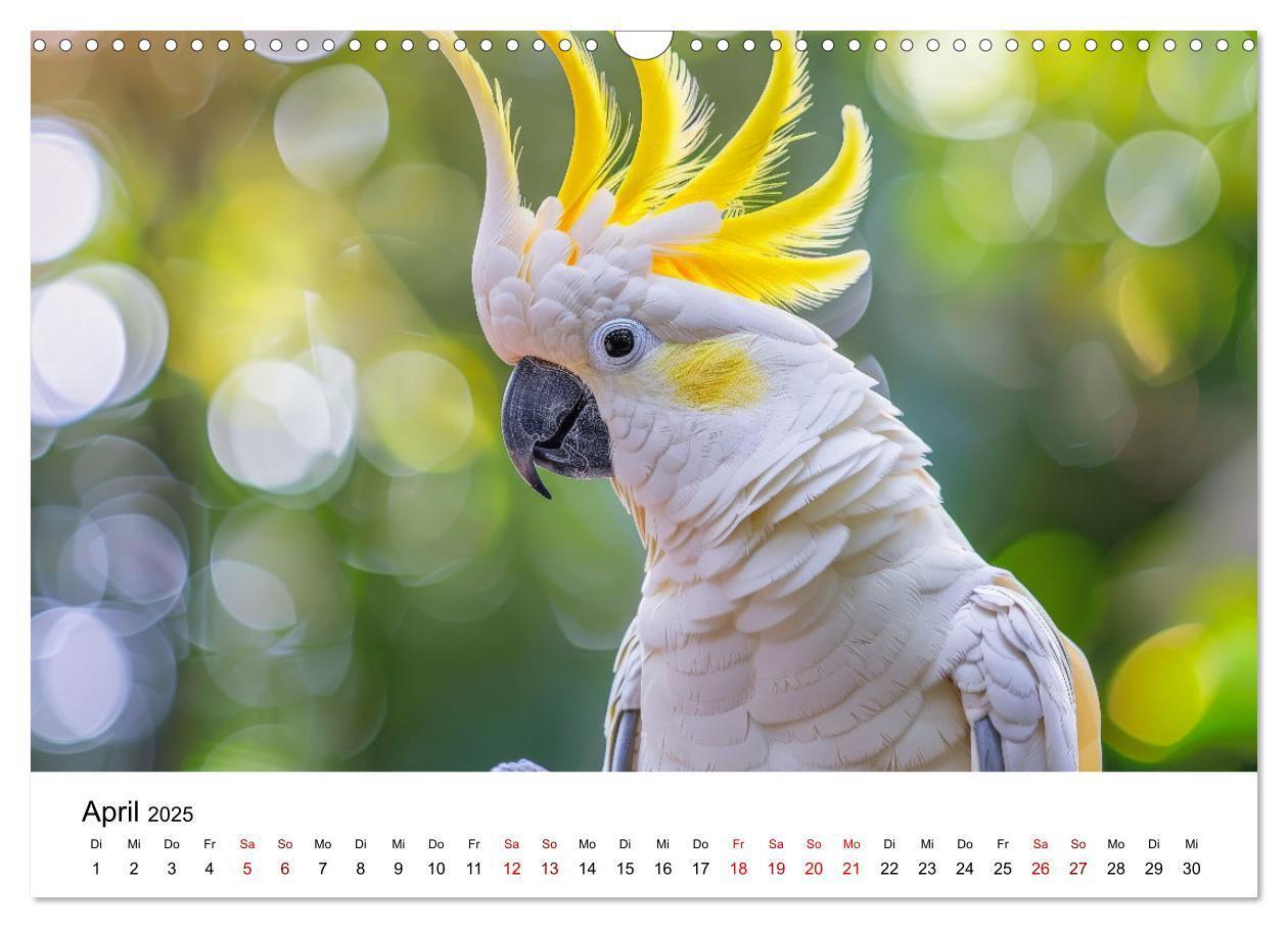 Bild: 9783383795084 | Papageien - Farbenfrohe Paradiesvögel (Wandkalender 2025 DIN A3...