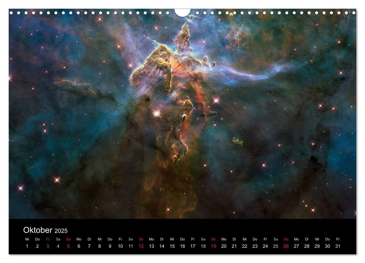 Bild: 9783435485970 | Der Weltraum. Spektakuläre Gasnebel und Galaxien (Wandkalender 2025...