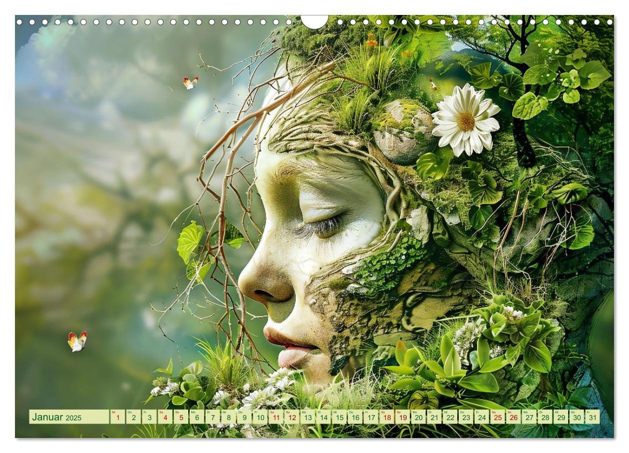 Bild: 9783457148464 | Die vielen Gesichter von Mutter Natur (Wandkalender 2025 DIN A3...