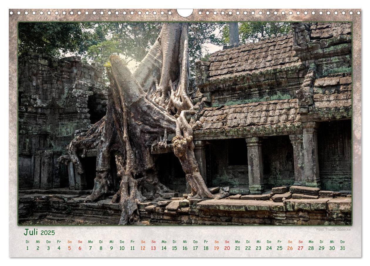 Bild: 9783435471485 | Kambodscha, Angkor Thom, Angkor Wat und Bayon (Wandkalender 2025...