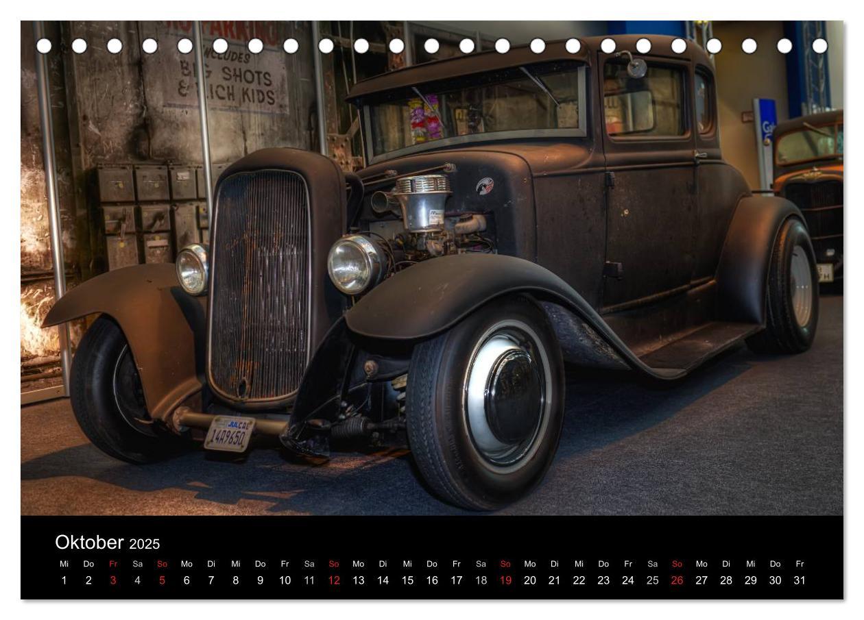 Bild: 9783435770182 | Außergewöhnliche Autos - Hot Rods (Tischkalender 2025 DIN A5 quer),...