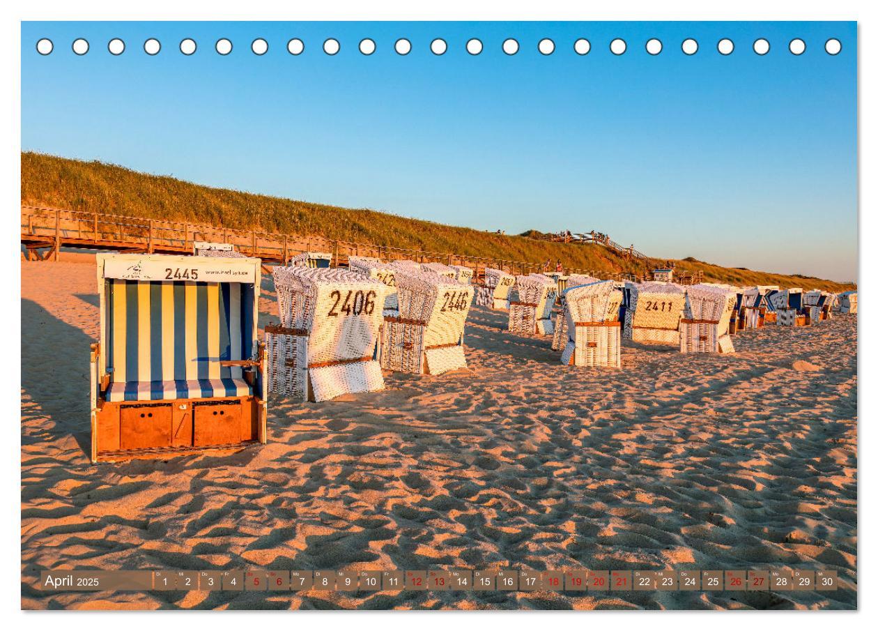 Bild: 9783383942327 | Verzaubert von Sylt (Tischkalender 2025 DIN A5 quer), CALVENDO...