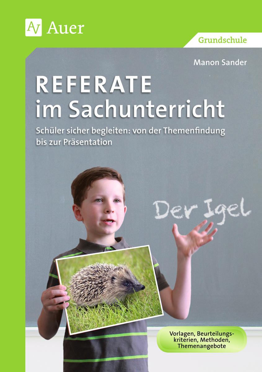 Cover: 9783403068631 | Referate im Sachunterricht | Manon Sander | Broschüre | 92 S. | 2017