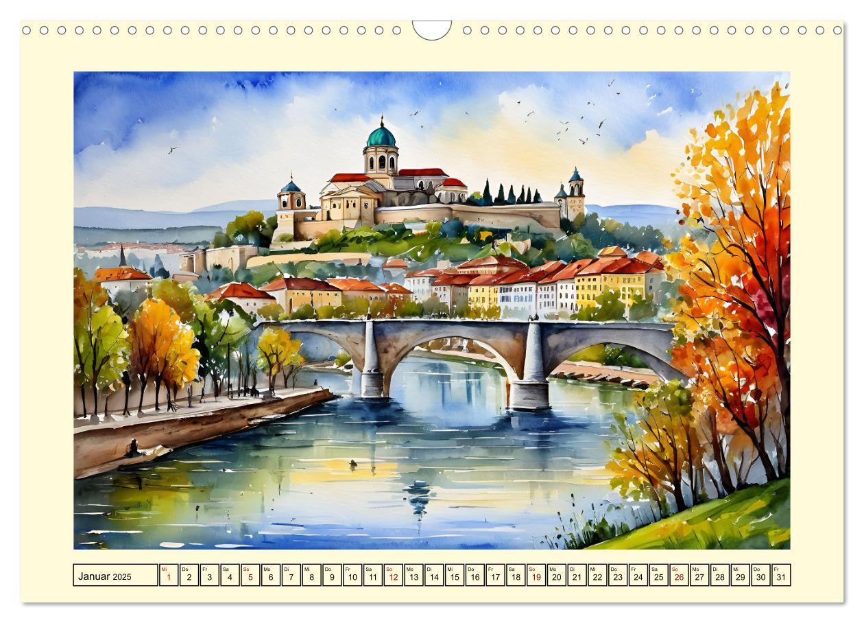 Bild: 9783457188941 | Reise durch Ungarn (Wandkalender 2025 DIN A3 quer), CALVENDO...