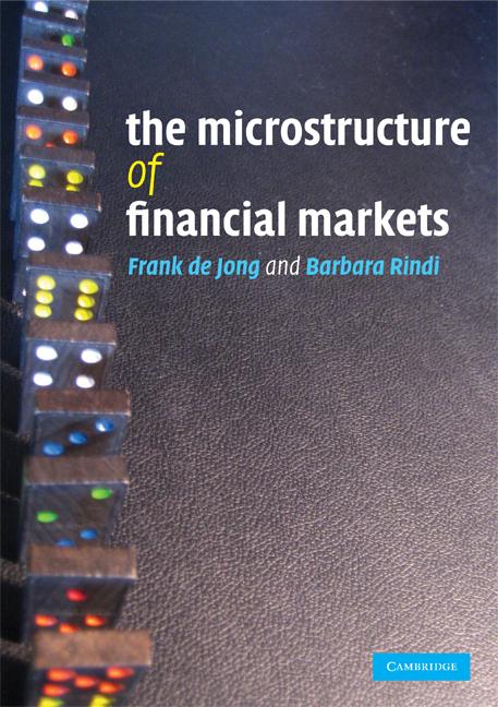 Cover: 9780521687270 | The Microstructure of Financial Markets | Frank De Jong (u. a.) | Buch