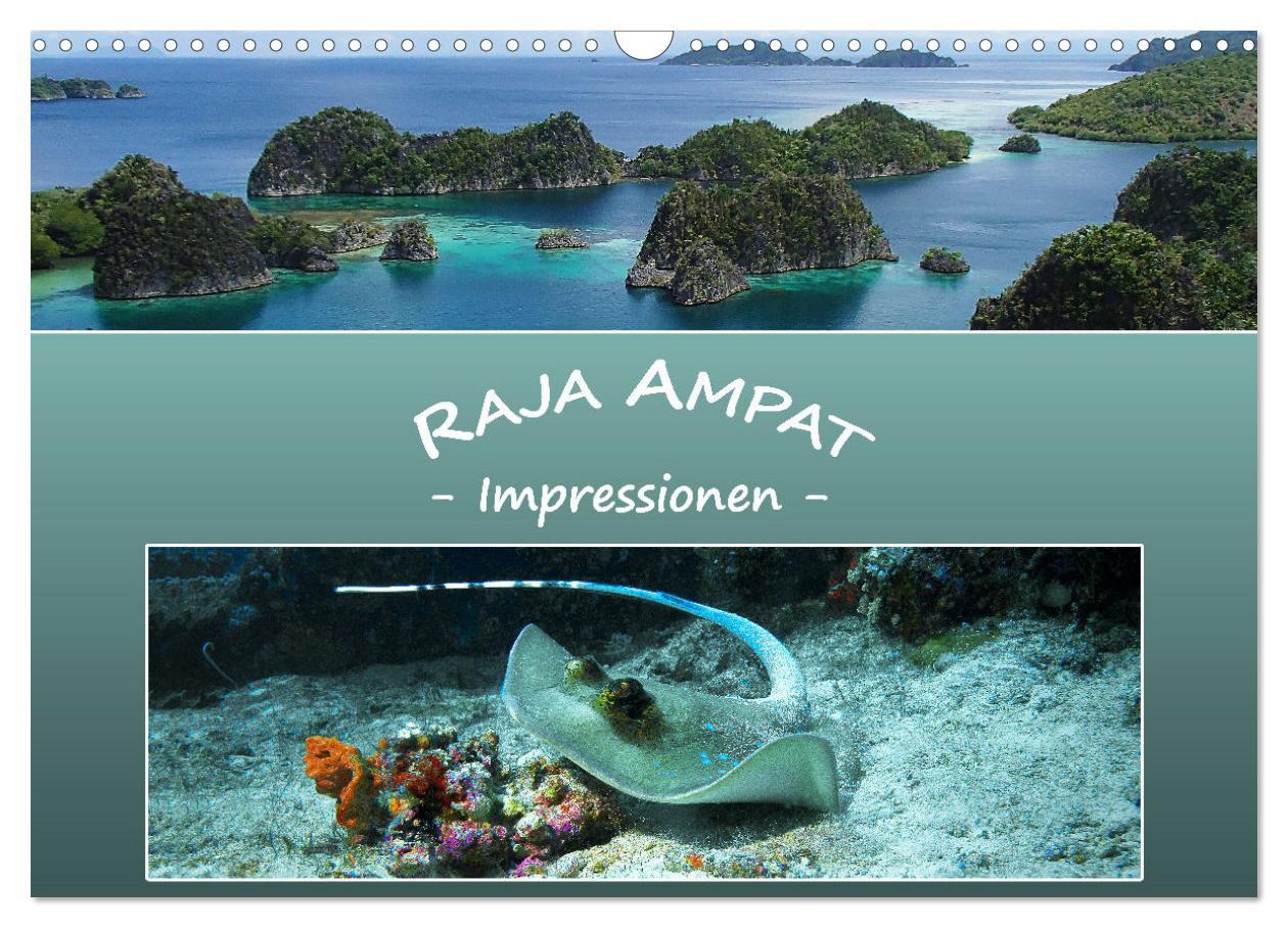 Cover: 9783435034956 | Raja Ampat - Impressionen (Wandkalender 2025 DIN A3 quer), CALVENDO...