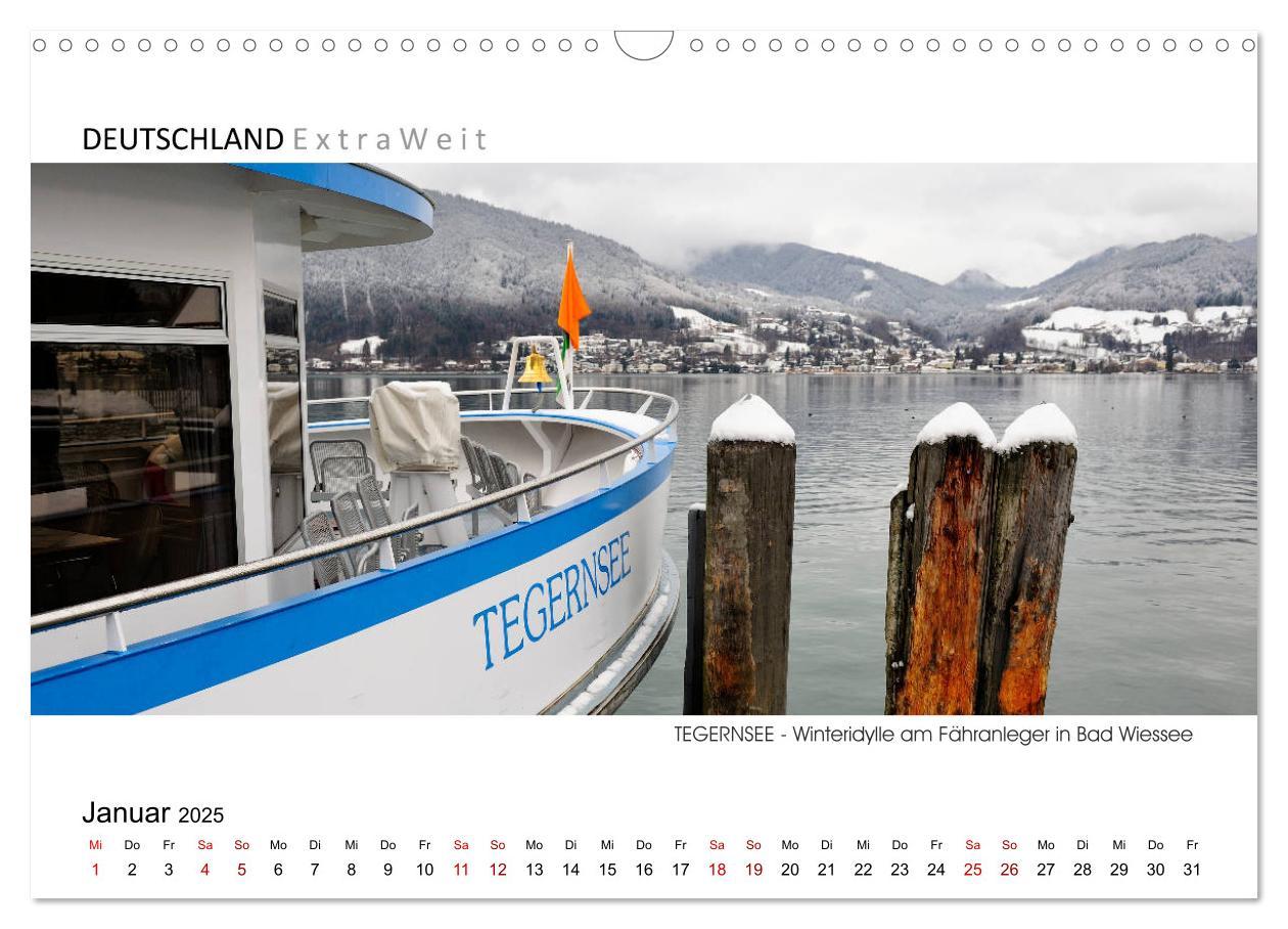 Bild: 9783383797262 | Weißblaue Impressionen vom Tegernsee (Wandkalender 2025 DIN A3...