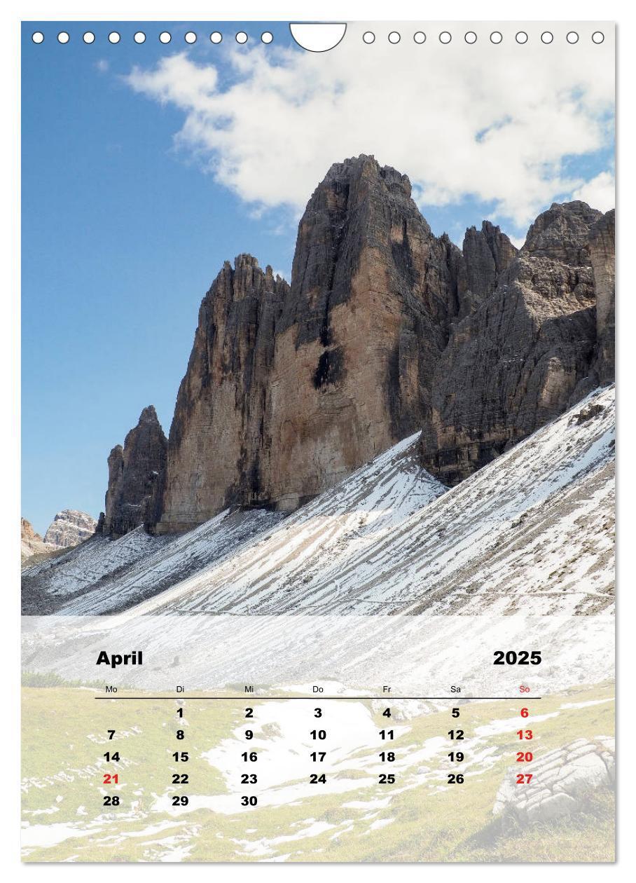 Bild: 9783435973033 | Bergwelten (Wandkalender 2025 DIN A4 hoch), CALVENDO Monatskalender