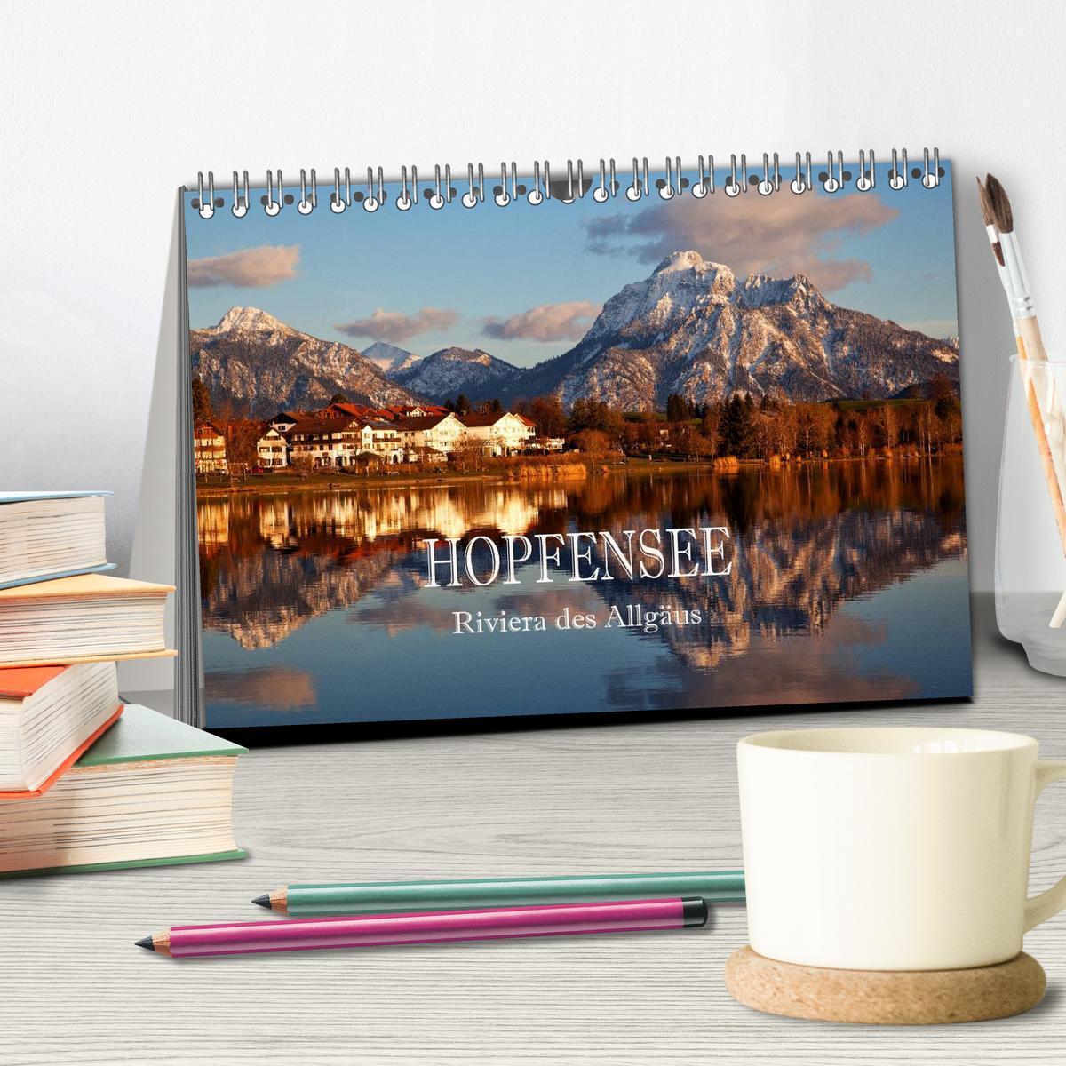 Bild: 9783435484072 | Hopfensee - Riviera des Allgäus (Tischkalender 2025 DIN A5 quer),...