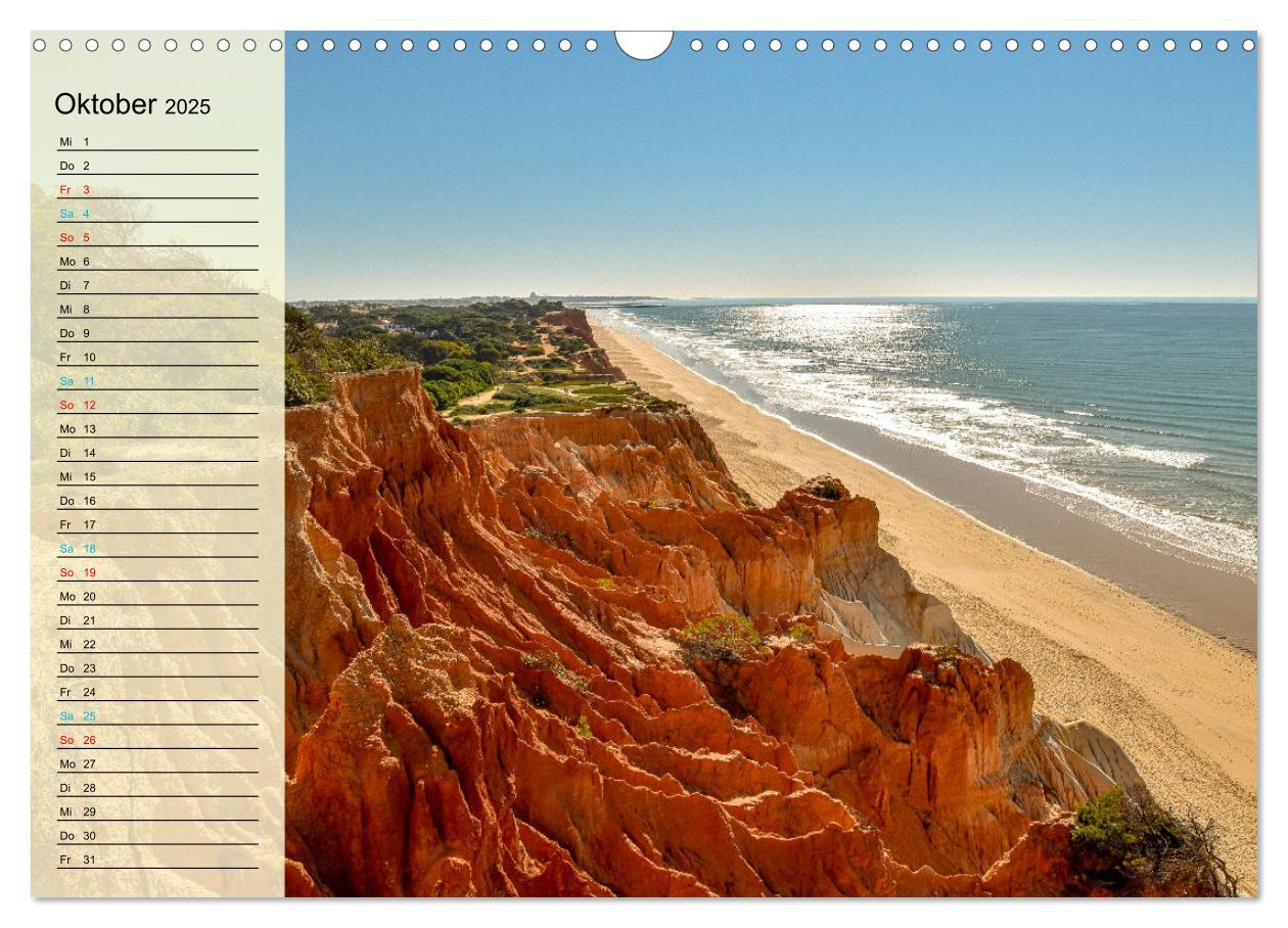 Bild: 9783435091980 | Die Küste der Algarve (Wandkalender 2025 DIN A3 quer), CALVENDO...