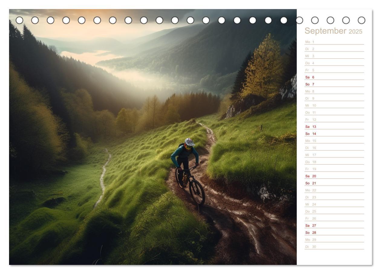 Bild: 9783383910425 | Mit dem Mountainbike durch die Welt (Tischkalender 2025 DIN A5...