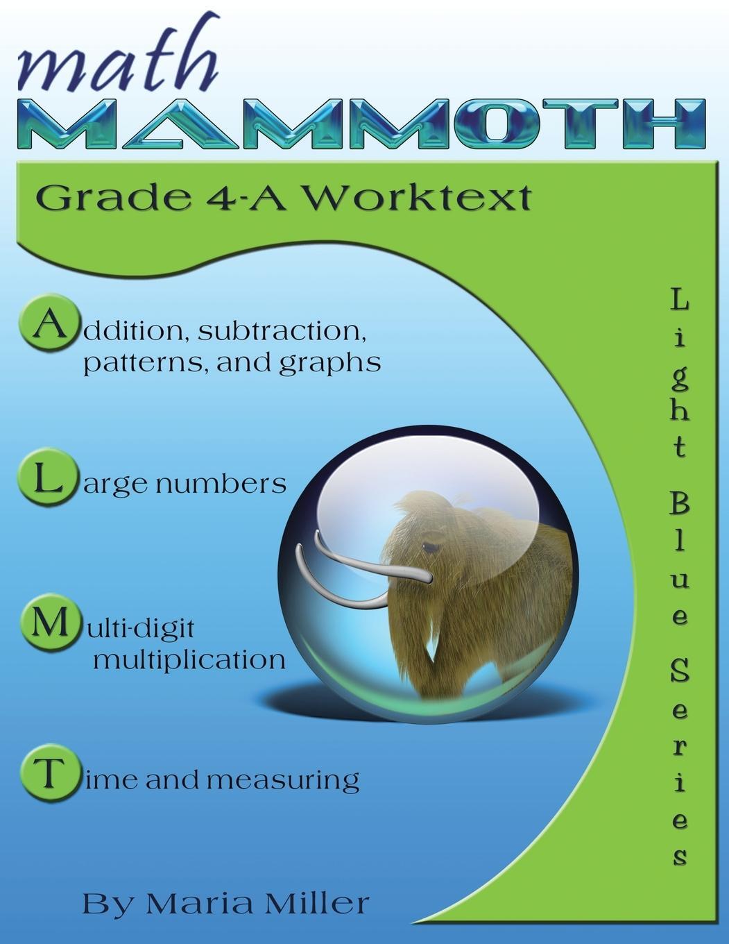 Cover: 9781942715627 | Math Mammoth Grade 4-A Worktext | Maria Miller | Taschenbuch | 2019