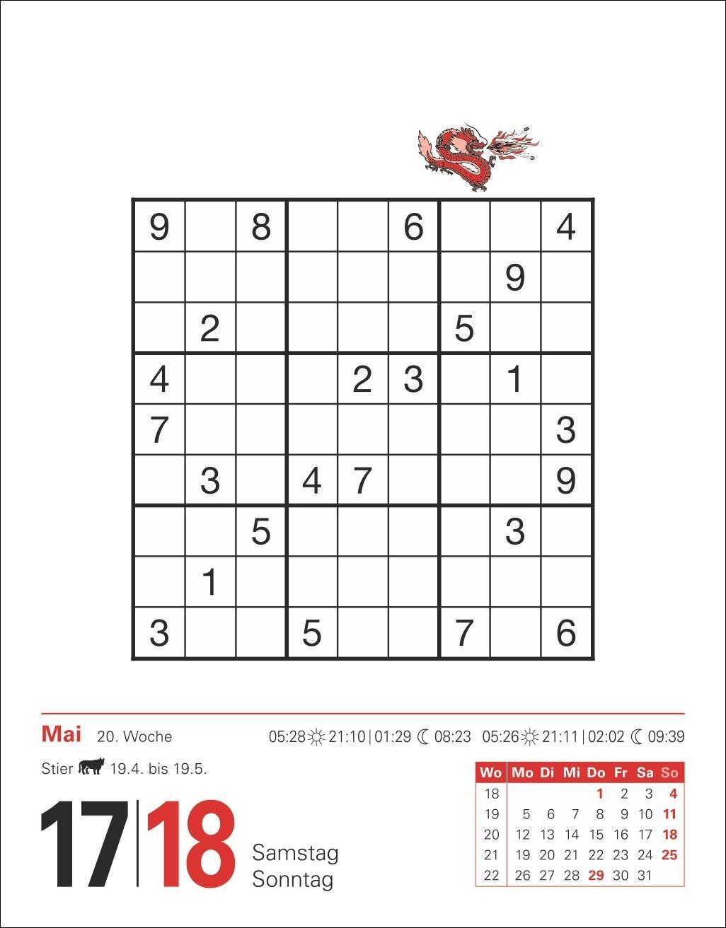 Bild: 9783840033926 | Sudoku Tagesabreißkalender 2025 - Das Kult-Rätsel aus Japan | Krüger