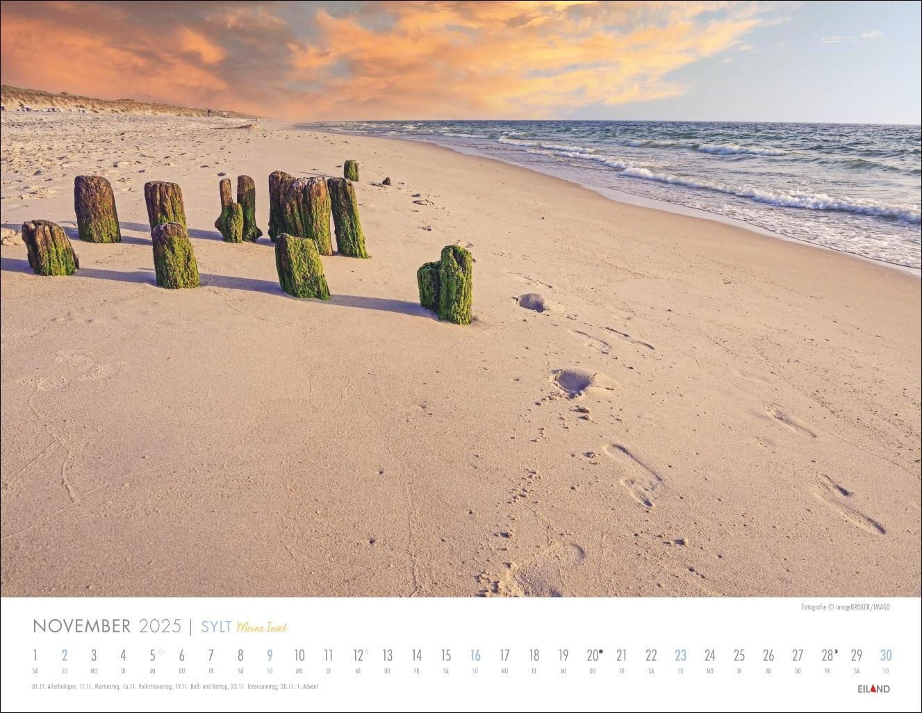 Bild: 9783964023537 | Sylt - Meine Insel Kalender 2025 | Eiland | Kalender | Spiralbindung