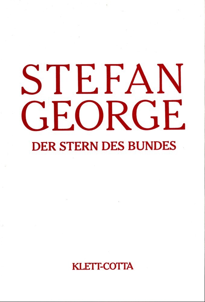 Cover: 9783608951141 | Sämtliche Werke in 18 Bänden, Band 8. Der Stern des Bundes...