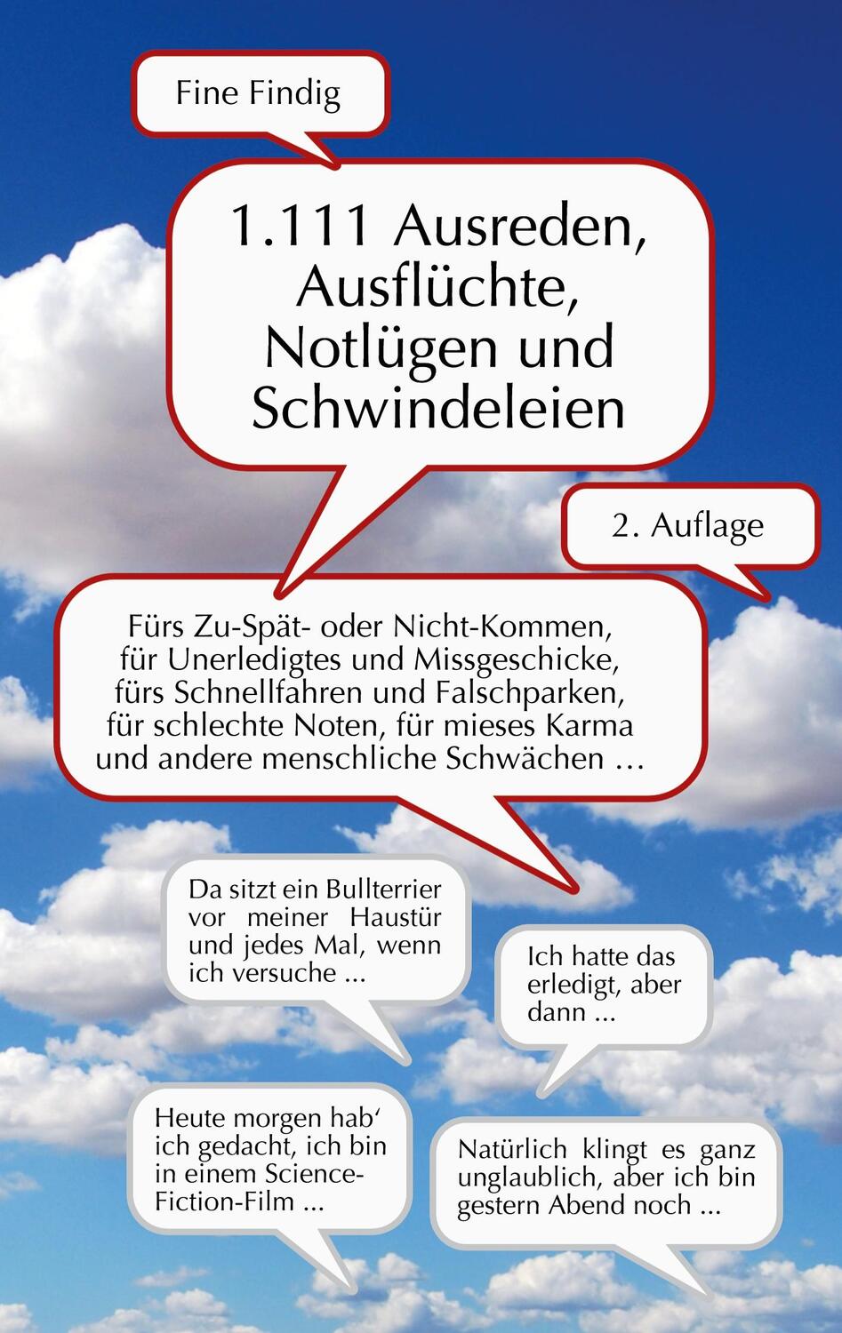 Cover: 9783754374771 | 1.111 Ausreden, Ausflüchte, Notlügen und Schwindeleien | Fine Findig