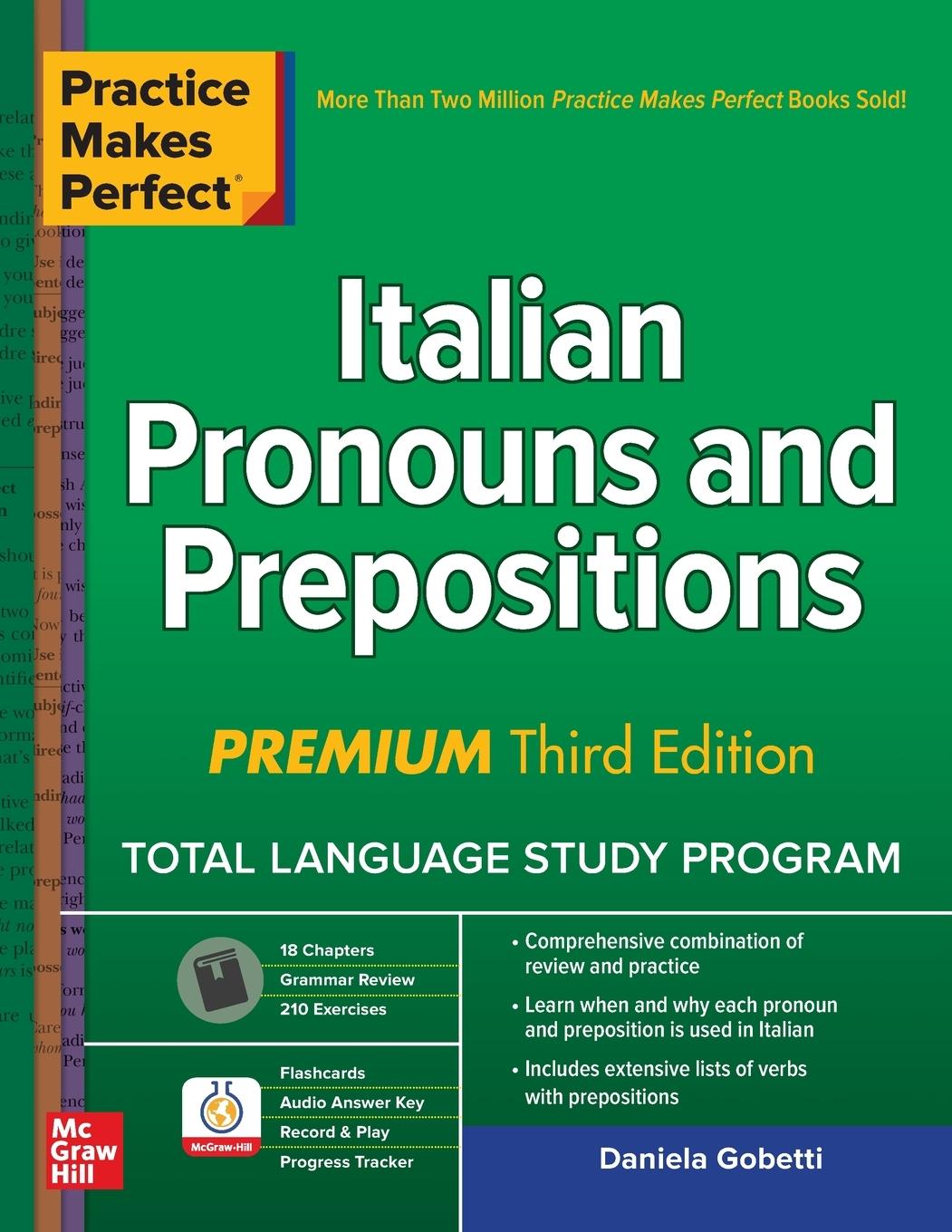 Cover: 9781260453478 | Practice Makes Perfect: Italian Pronouns and Prepositions, Premium...