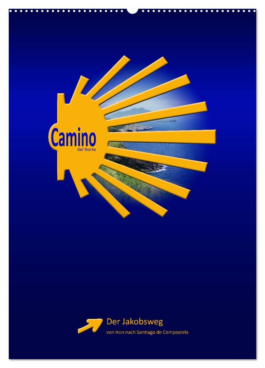 Cover: 9783457074961 | Camino del Norte (Wandkalender 2025 DIN A2 hoch), CALVENDO...