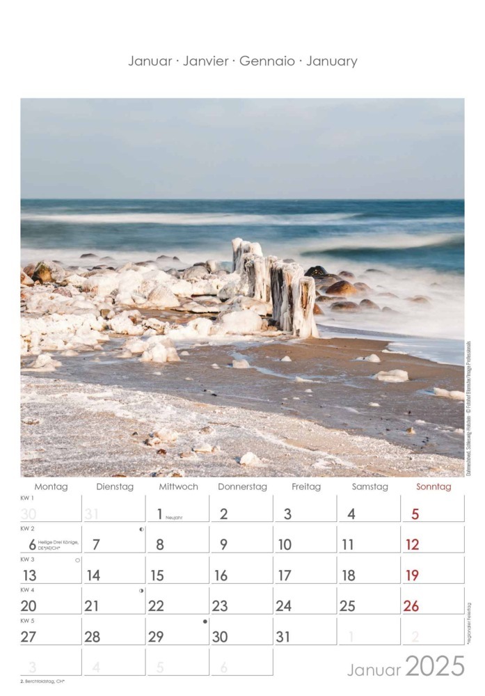 Bild: 4251732341152 | Alpha Edition - Norddeutschland 2025 Bildkalender, 23,7x34cm,...