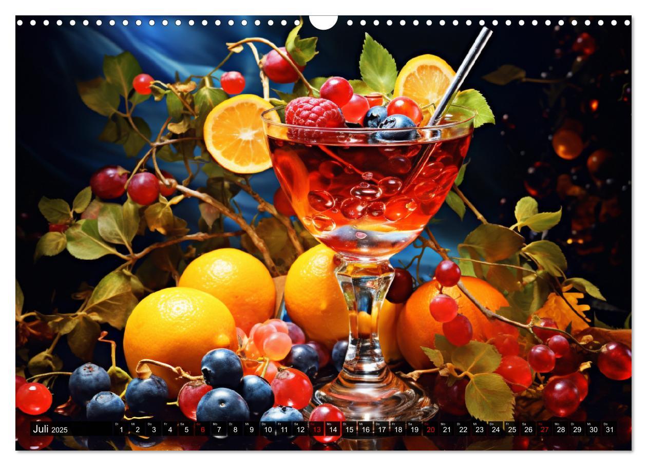 Bild: 9783383877490 | Cocktails. Fruchtige Getränke-Vielfalt (Wandkalender 2025 DIN A3...