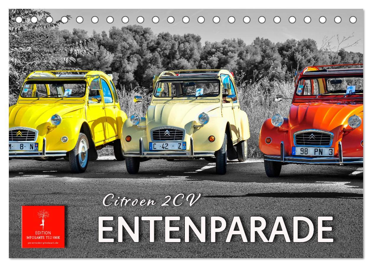 Cover: 9783383882227 | Citroën 2CV - Entenparade (Tischkalender 2025 DIN A5 quer),...