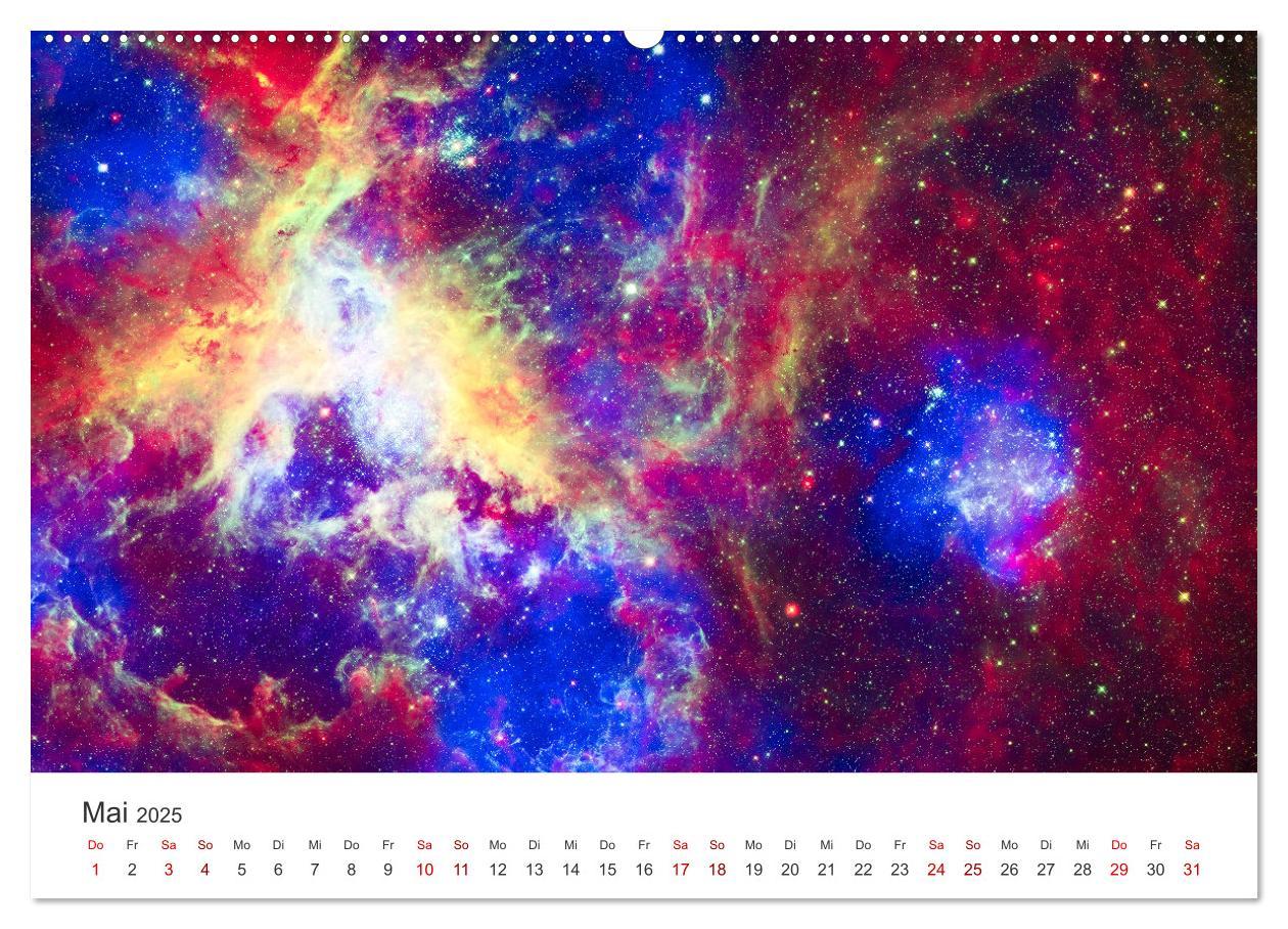 Bild: 9783383918087 | Nebel &amp; Galaxien - Faszination Weltraum (Wandkalender 2025 DIN A2...