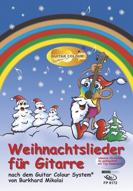 Cover: 9783945190180 | Weihnachtslieder für Gitarre, m. 1 Audio-CD | Burkhard Mikolai | Buch