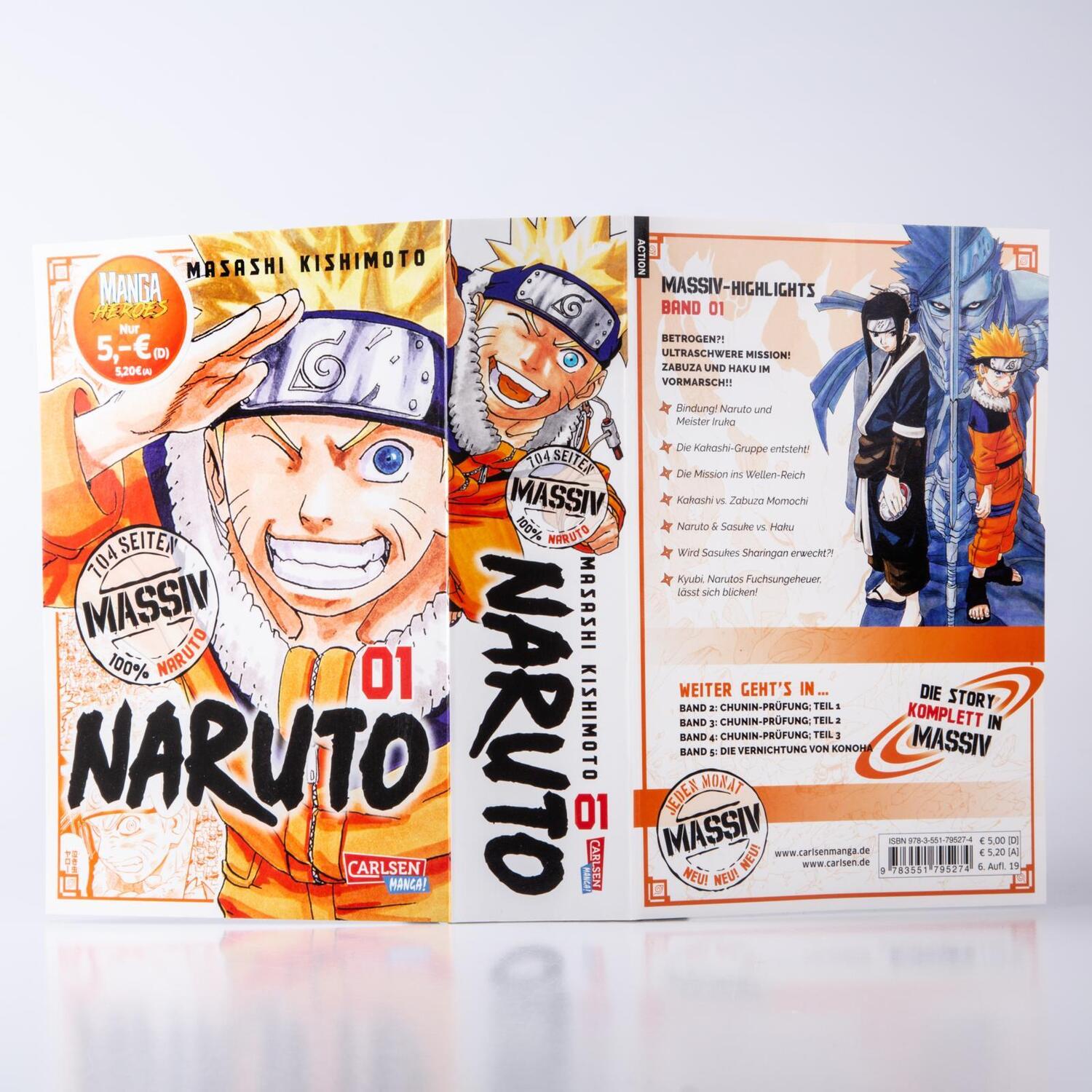 Bild: 9783551795274 | NARUTO Massiv 1 | Masashi Kishimoto | Taschenbuch | NARUTO Massiv