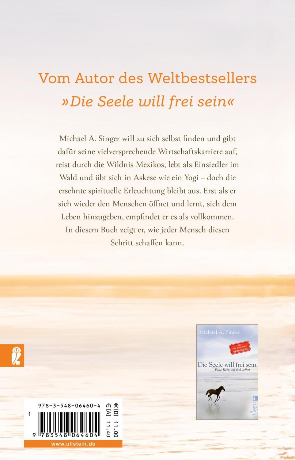 Rückseite: 9783548064604 | Das Leben wagen | Michael A. Singer | Taschenbuch | 320 S. | Deutsch