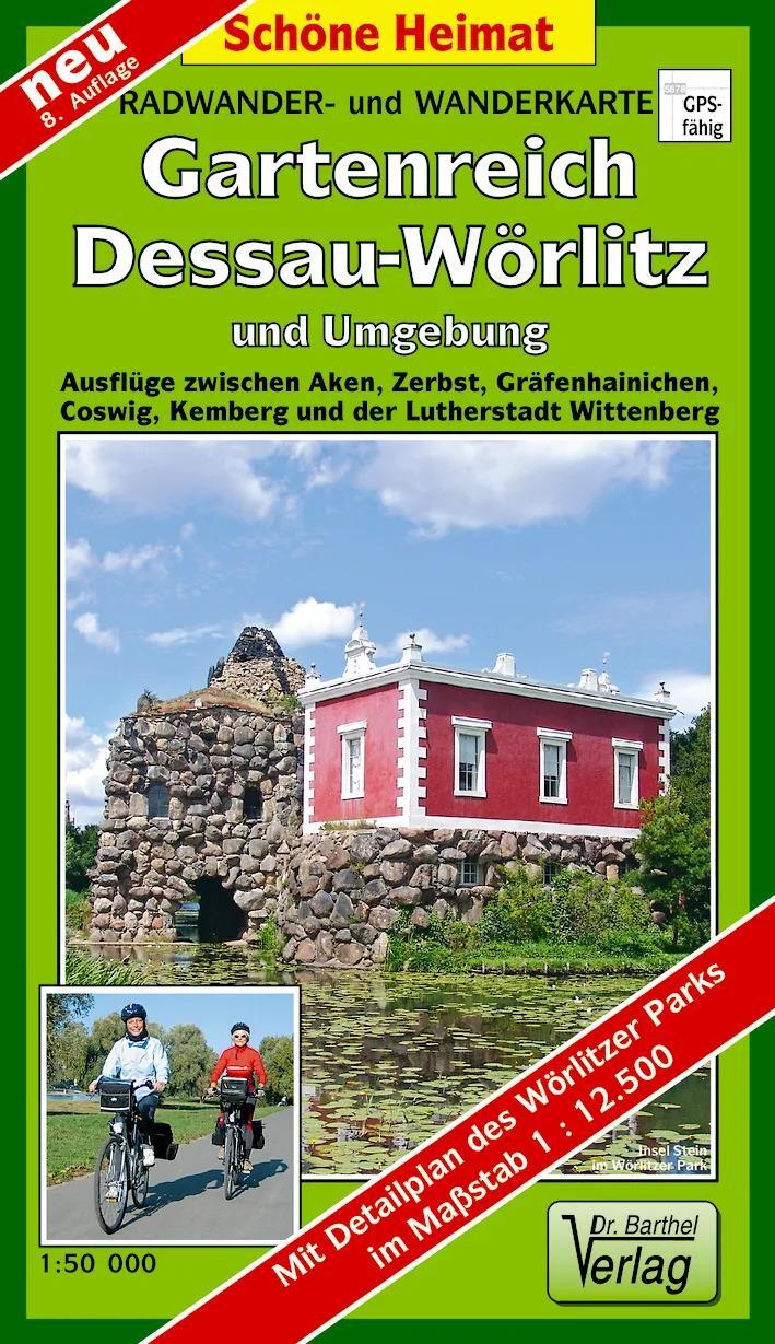 Cover: 9783895910418 | Gartenreich Dessau-Wörlitz und Umgebung 1 : 50 000. Radwander- und...