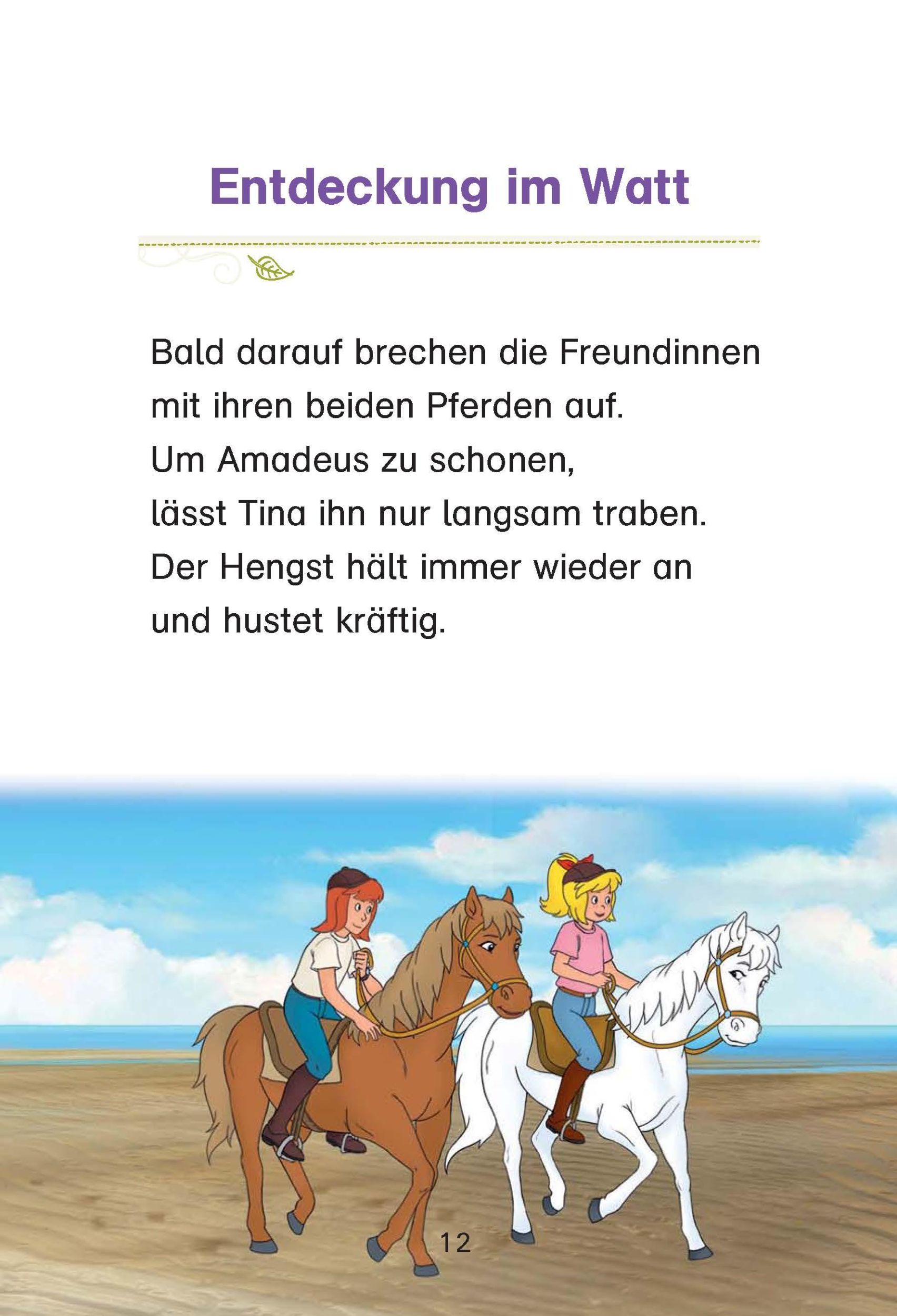 Bild: 9783129493342 | Bibi &amp; Tina - Pferde-Abenteuer am Meer | Erstleser 2. Klasse | Buch