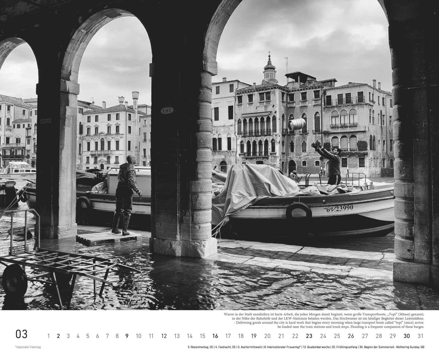 Bild: 4002725995391 | teNeues - Venezia 2025 Wandkalender, 52x42,5cm, Kalender mit...