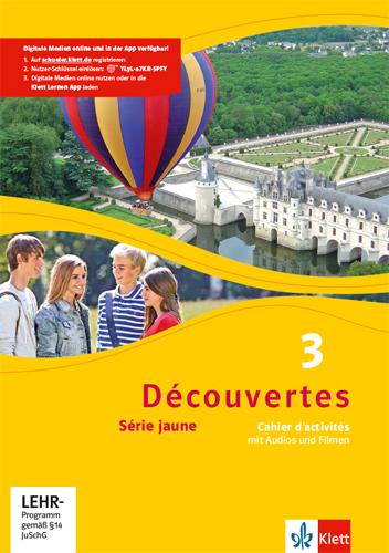 Cover: 9783126220361 | Découvertes 3. Série jaune. Cahier d'activités mit Audios und...